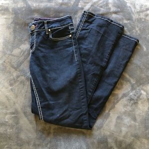 Women’s Dark Wash Q Baby Wrangler Bootcut Jeans